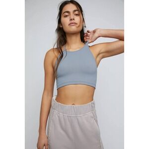 Free People Movement Cropped Performance Tank‎ - Stormy Sea Blue XS/S NWT